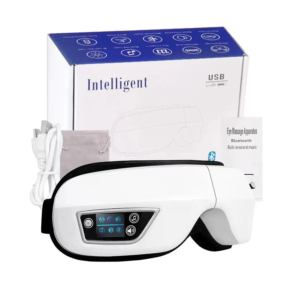 Smart Eye Massager – Airbag Vibration with Bluetooth Music